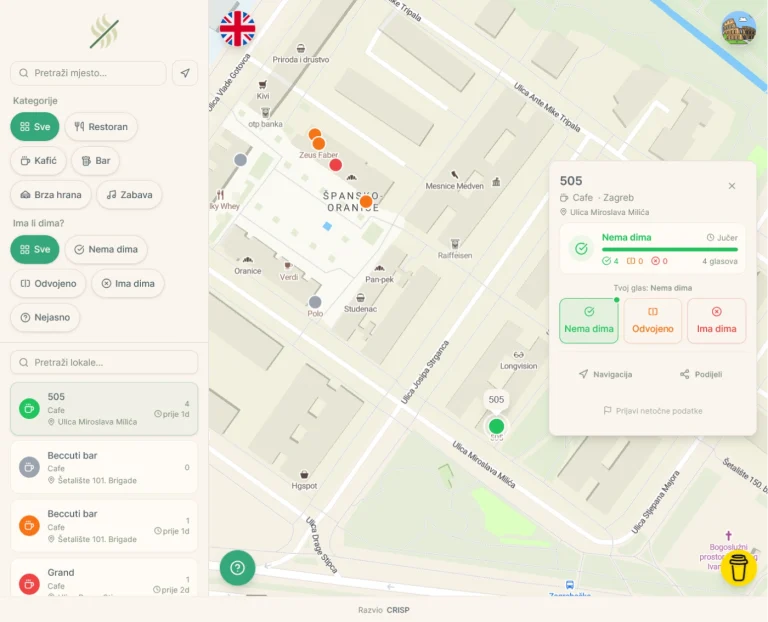 Nema dima snimka zaslona 3-1