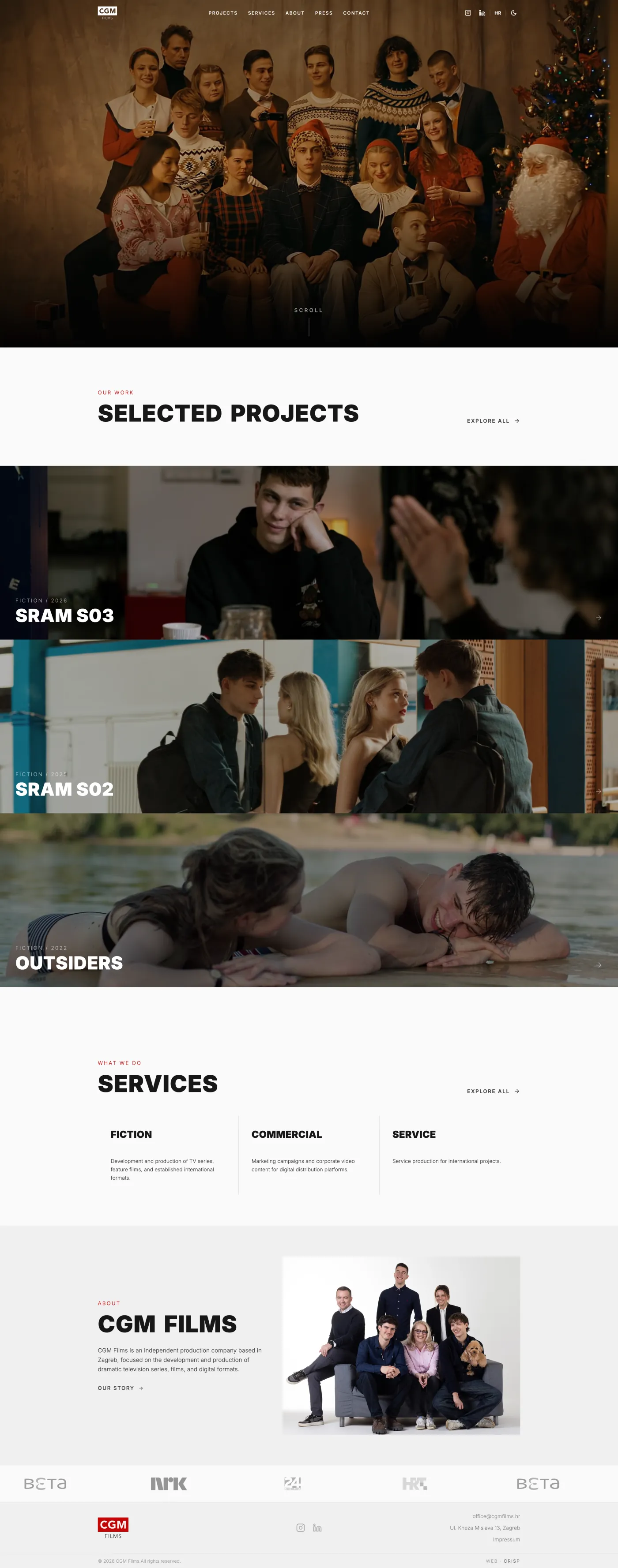 CGM Films, full page