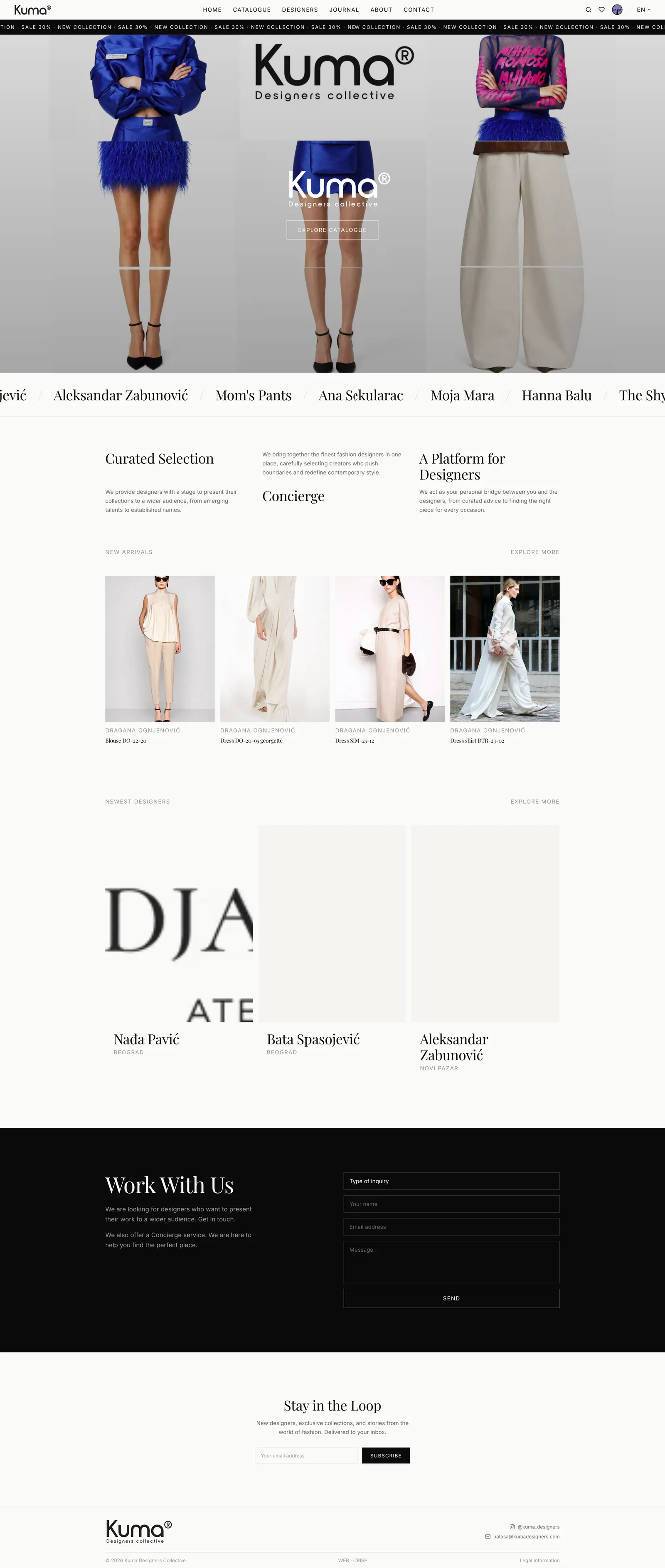 Kuma Designers, full page